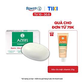 Xà phòng trị mụn lưng và rửa mặt Acnes Washing Bar 75g