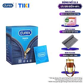 Bao cao su Durex Jeans Hộp 30 bao