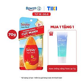 Kem chống nắng Sunplay cực mạnh dạng sữa Sunplay Super Block SPF 81, PA++++ 70g