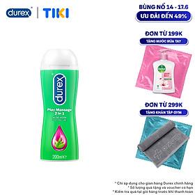 Durex Gel Bôi Trơn Play Massage 2 - in- 1 200ml