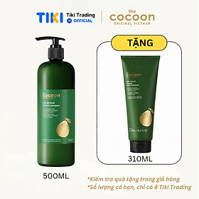 Dầu gội bưởi Cocoon giúp giảm gãy rụng và làm mềm tóc 500ml