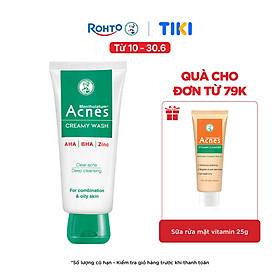 Sữa rửa mặt ngăn ngừa mụn Acnes Creamy Wash 100g