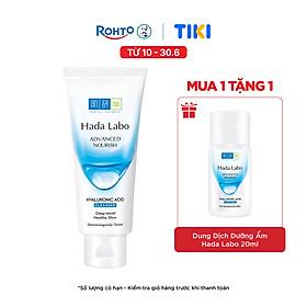 Sữa rửa mặt dưỡng ẩm tối ưu Hada Labo Advanced Nourish Cleanser 80g
